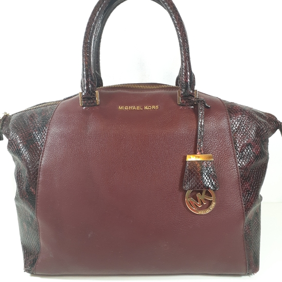 Michael Kors Purse & Wallet Satchel Bag Zip Wallet - Picture 2 of 8